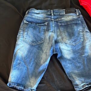Denim jean shorts